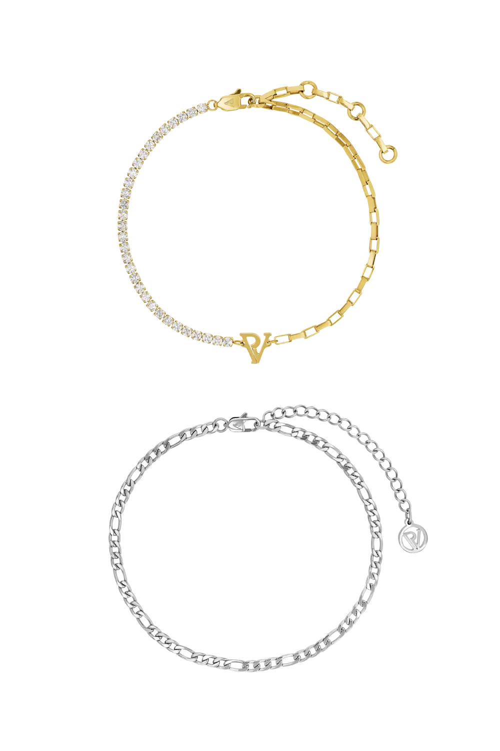 Anklet Set Gold & Silver