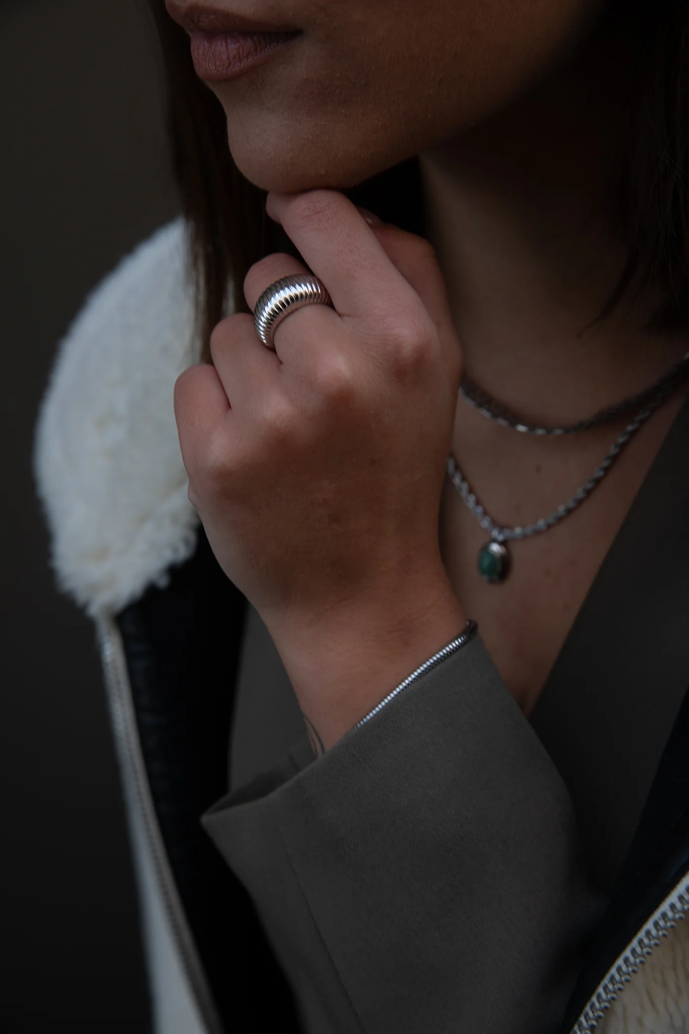 Avenue Structure Ring Silver - Image 3