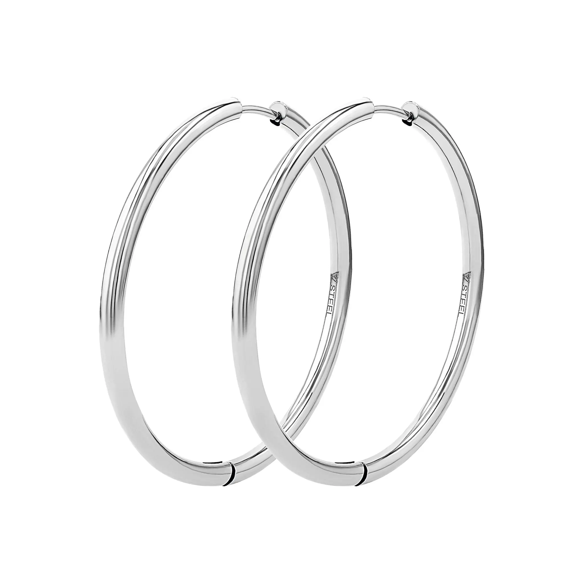Becca Hoops Extra Large Silver