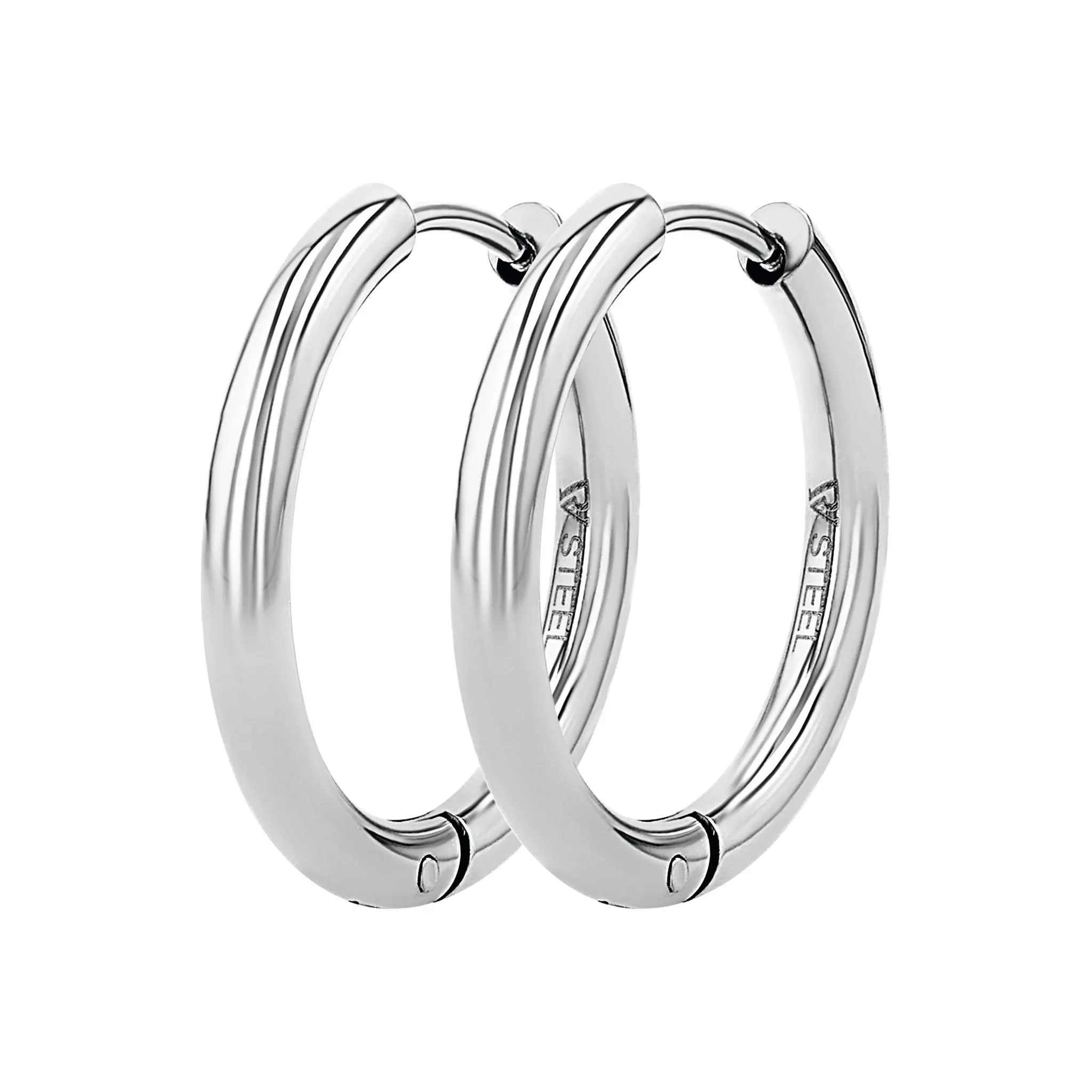 Becca Hoops Medium Silver