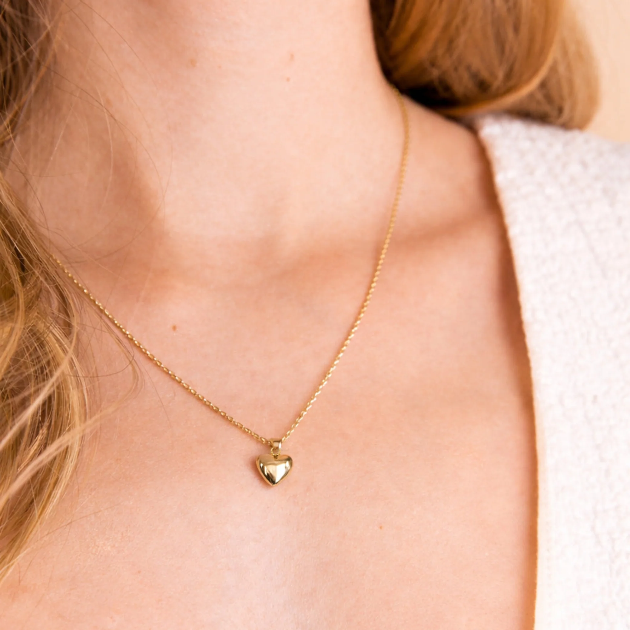 Bubble Heart Pendant Necklace - Image 2