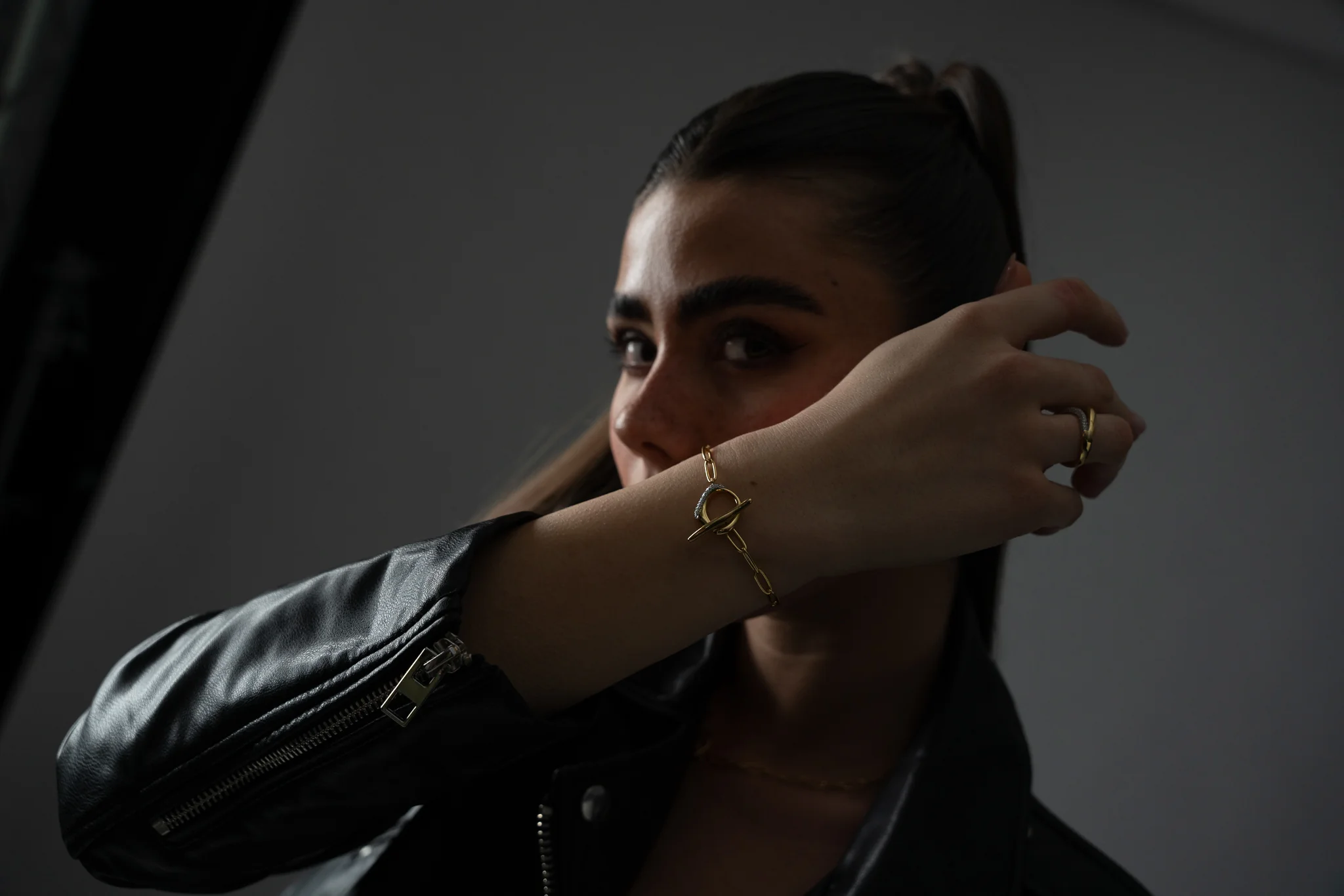Crystal Galaxy Bracelet 14K Gold Plated - Image 3
