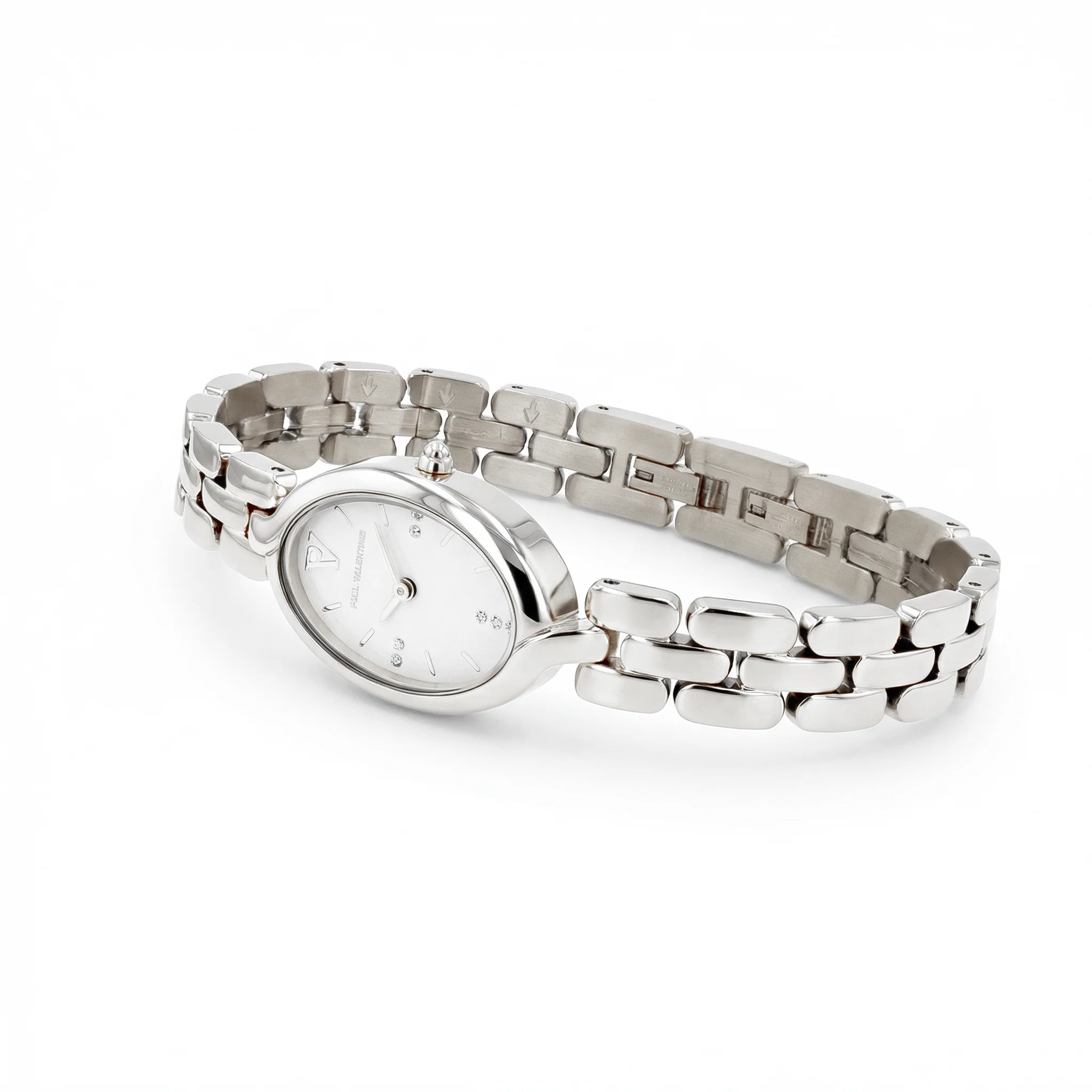 Delicate Oval Watch Silver - Image 2
