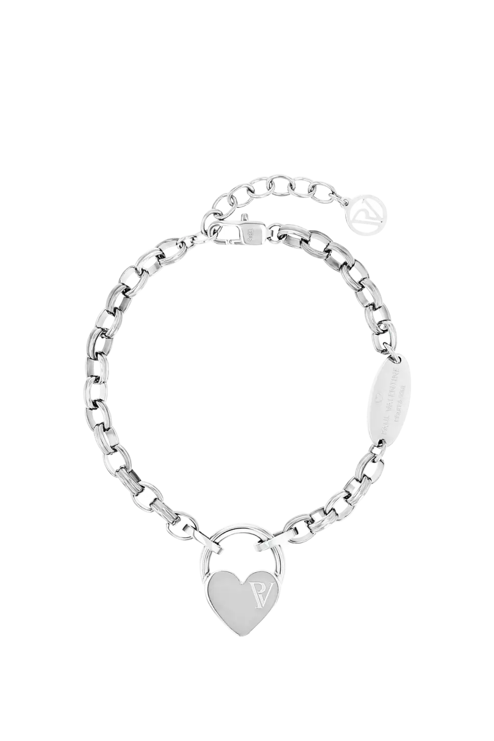 Engravable Heart & Soul Bracelet Silver
