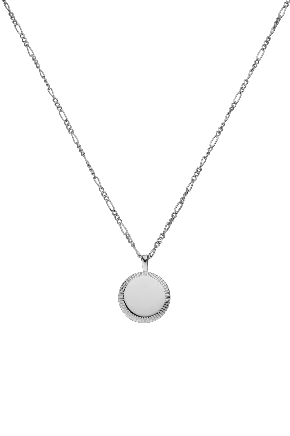 Engraving Necklace SunRay Silver