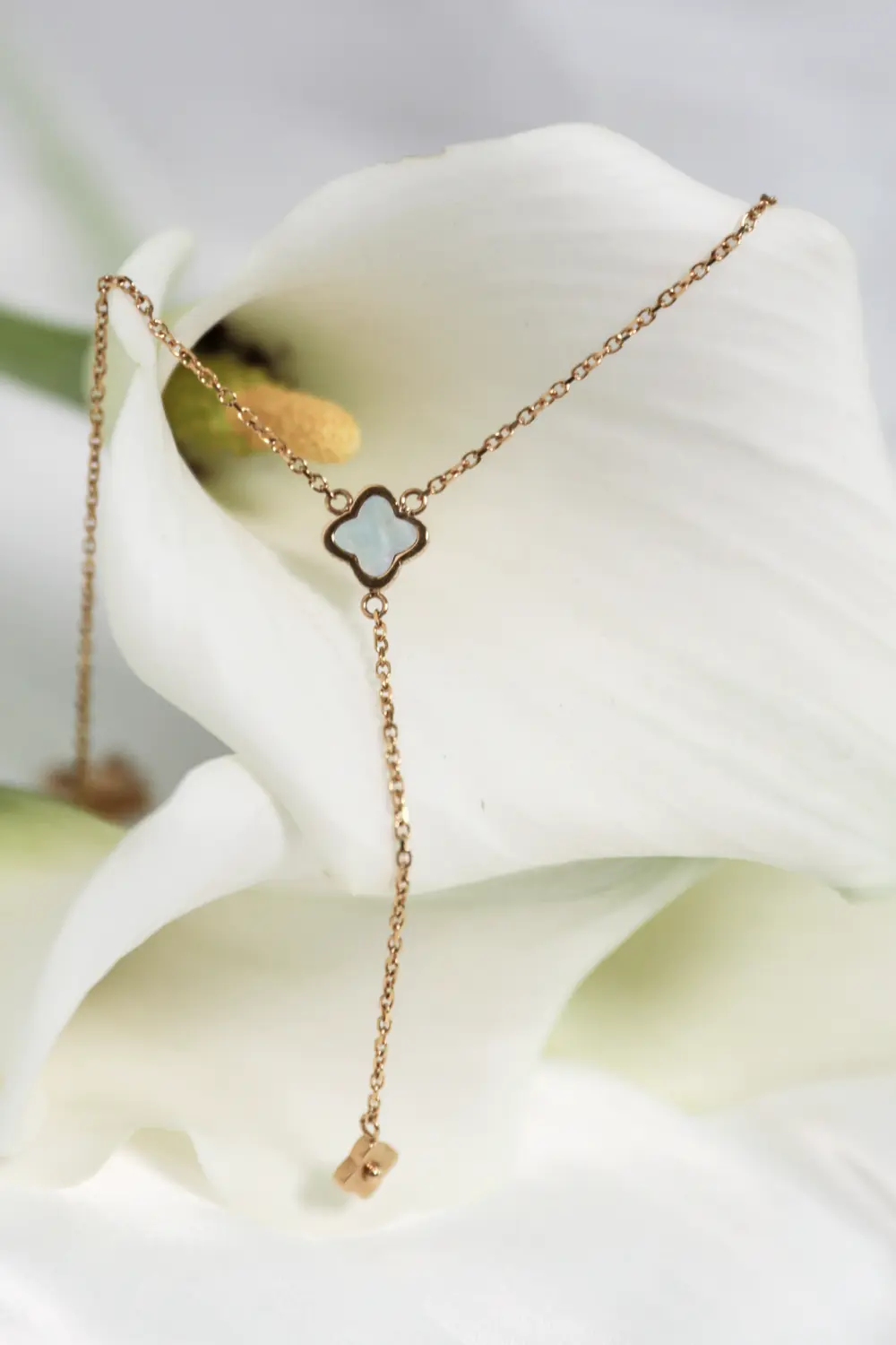 Garden Dash Y-Necklace 18K Gold Plated - Image 4