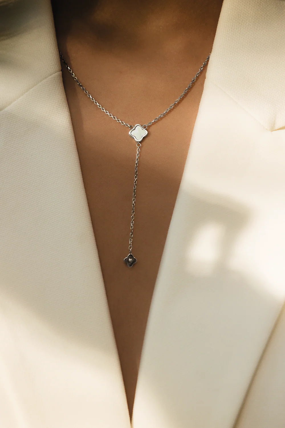 Garden Dash Y-necklace Silver - Image 2