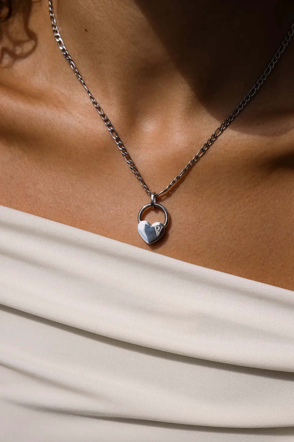 Iconia Heart & Soul Necklace Set Silver - Image 3