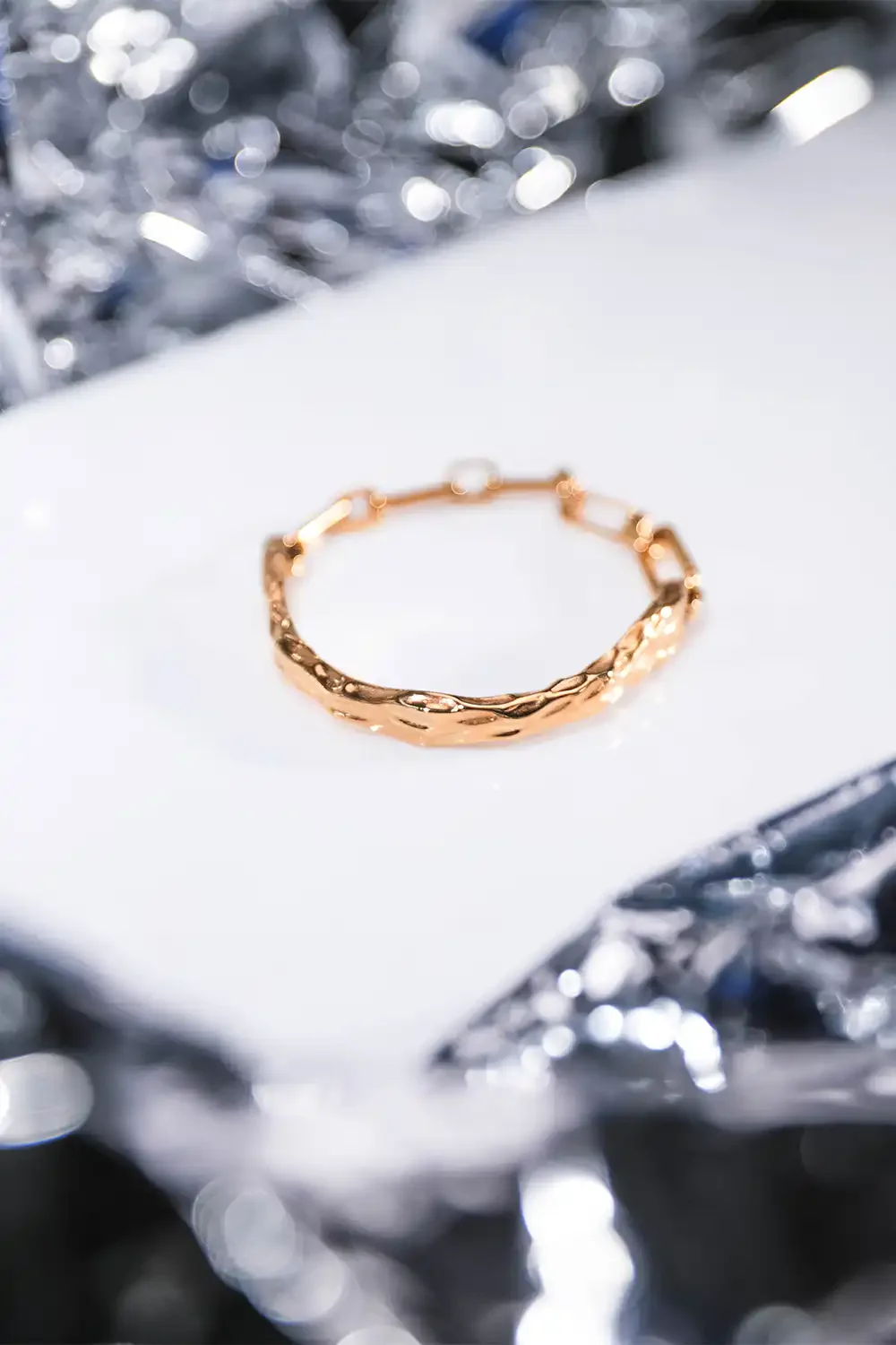 Molten Bangle 14K Gold Plated - Image 7