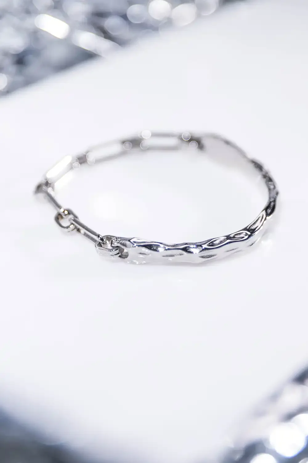 Molten Bangle Silver - Image 6