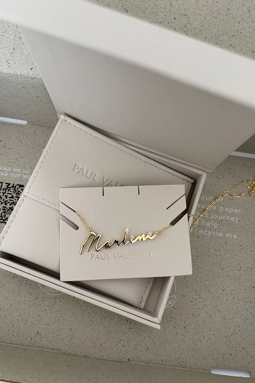 Name Necklace Italics - Image 3