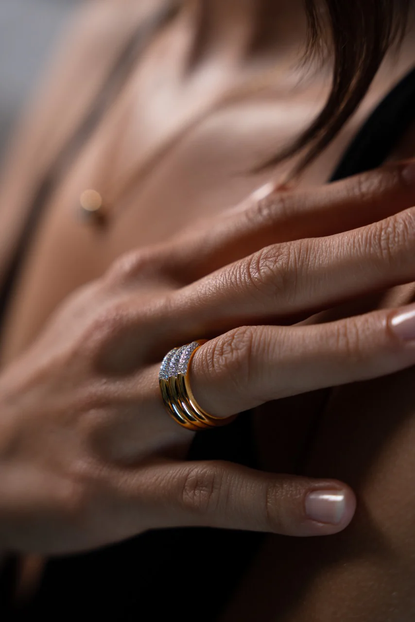 Pure Ring 14K Gold Plated - Image 3