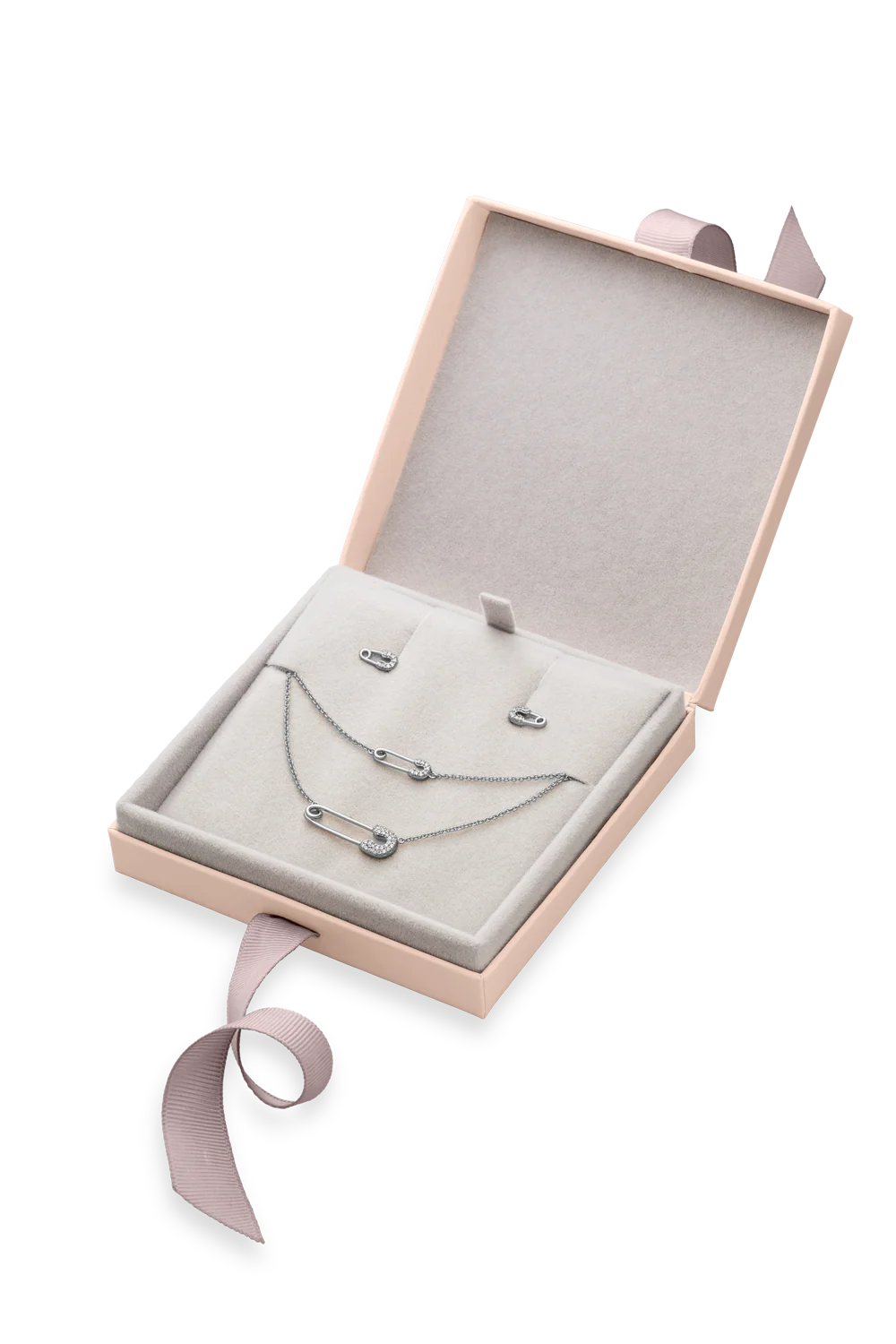 Safety Pin Gift Box Silver - Image 2